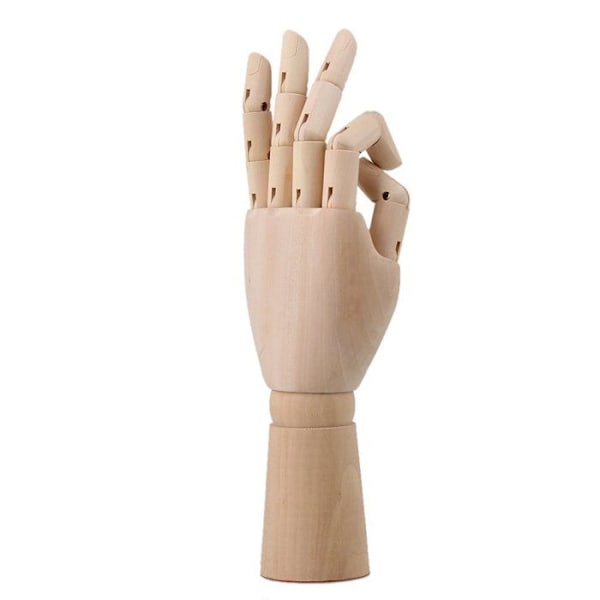 Skyltdocka - proportion modell Emi craft Trä ledad hand modell Enhands skyltdocka, H 25cm