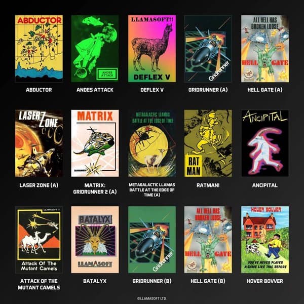 Blaze Evercade - Llamasoft-samlingen - Kartusch nr 10 "Hemdatorer"