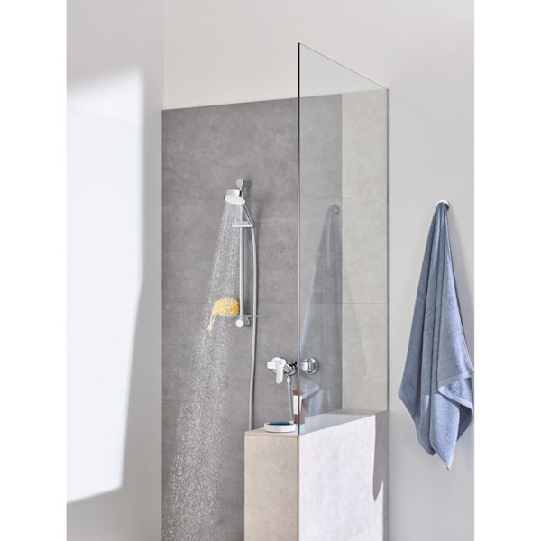 Duschblandare - Grohe - BauEdge 23333000 - Kromad - Enhandsgrepp - Vattensparande Krom