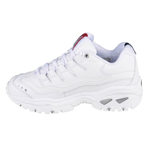 Sko Damer - Skechers - Energy - Läder Blommor - Vit - Dämpning och Grepp Vit 37