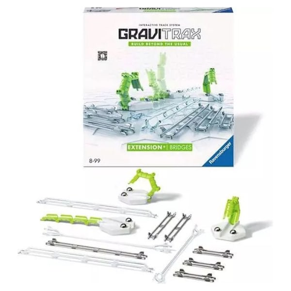 GraviTrax - Expansionsset: Broar och räls Flerfärgad