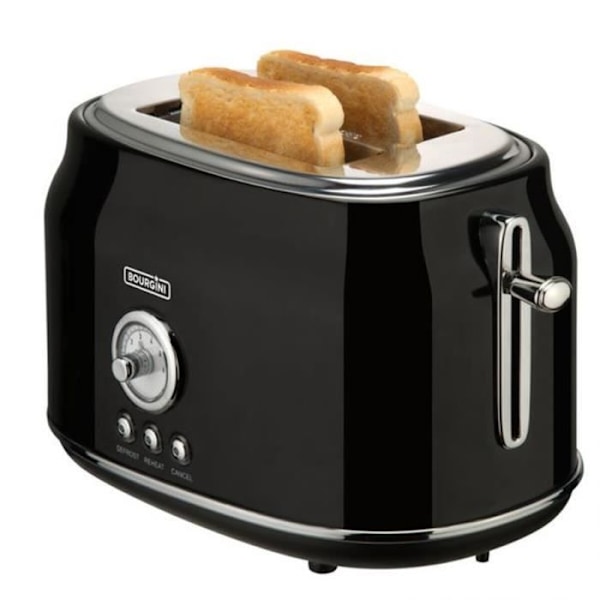 Bourgini 148001 Brödrost Svart 815 W