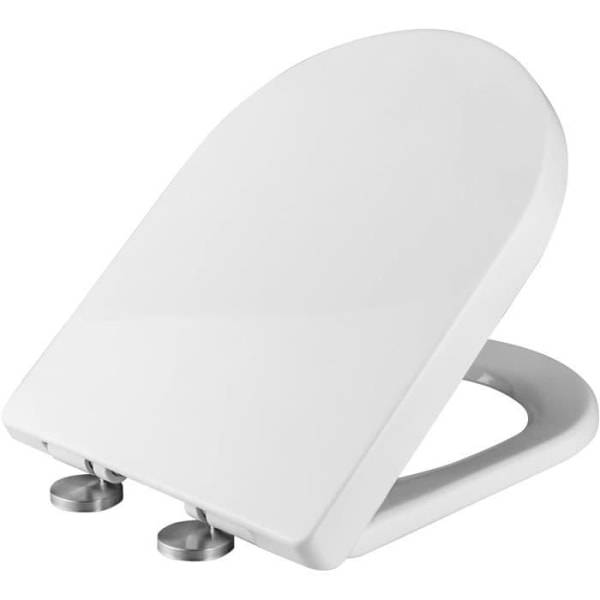 Toalettlock - Ibergrif - M41001 - Form D - Fallskydd - Universell - Vit Vit