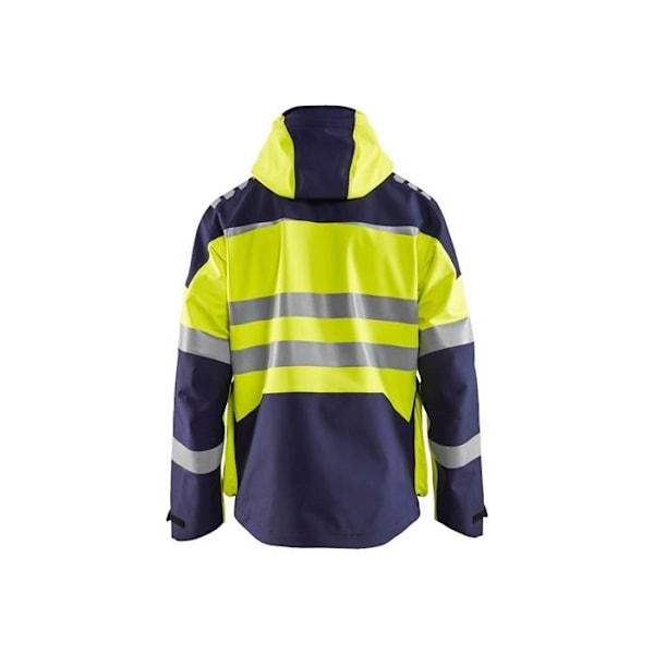 Reflekterande hardshell-jacka Blaklader Evolution - XS fluorescerande gul/marinblå