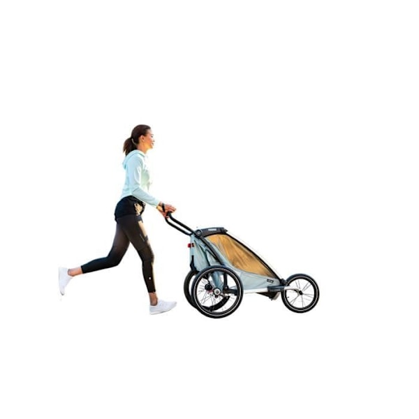 Transformationskit för barnvagn - Thule - Jog Kit 1 - Aluminium - Kompatibel med Sport/Cross/Lite - Svart