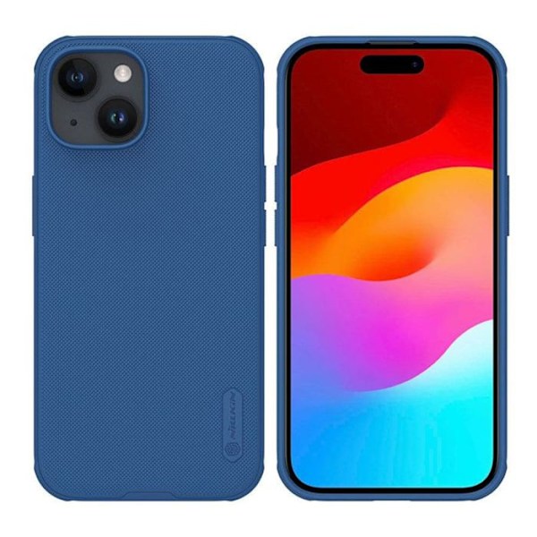 iPhone 15 Plus Skal - Nillkin Super Frosted Shield - Blå blå