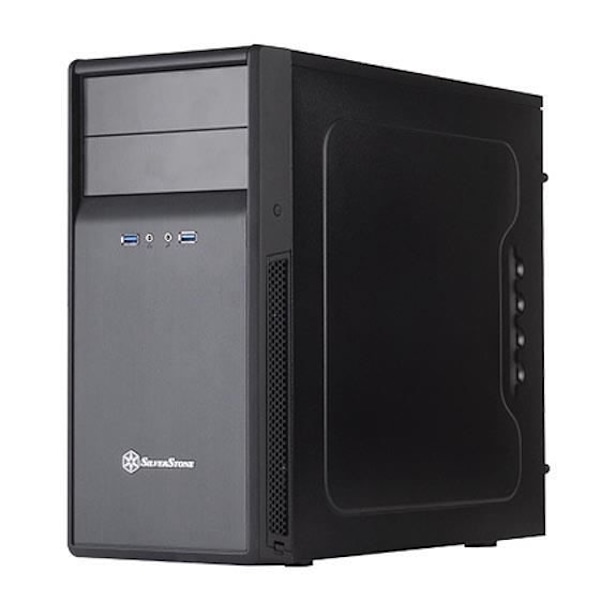 SilverStone SST-PS09B - Precision Micro ATX Mini Tower Datorfodral, svart
