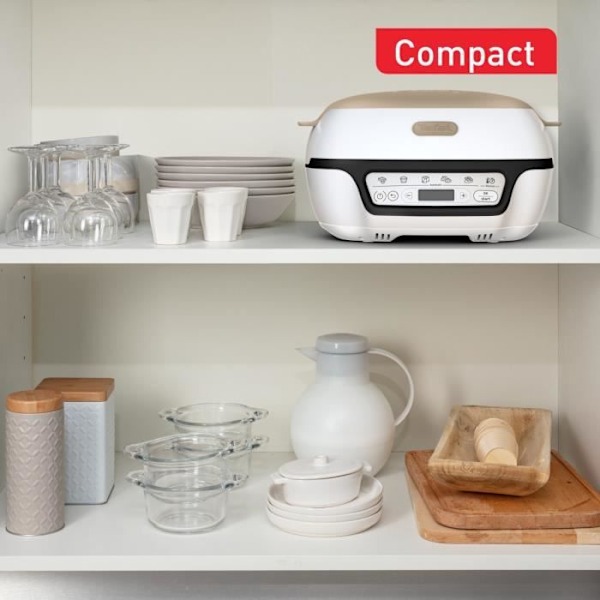 TEFAL Intelligent Cake Machine, 5 exakta program, non-stick pan, 6 Creabake muffinsformar, Cake Factory KD804910