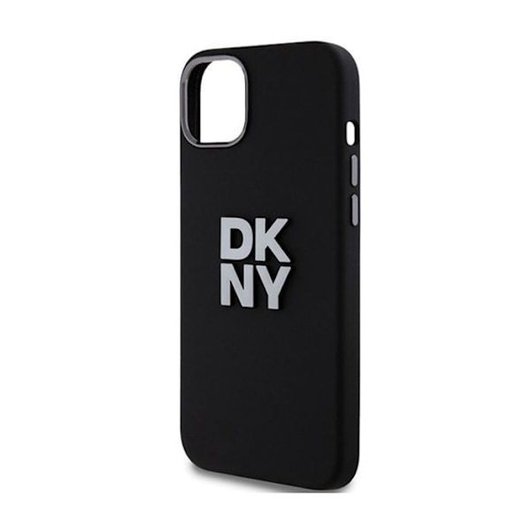 DKNY Liquid Silicone Metal Logo - Skal för iPhone 15 / 14 / 13 (svart)