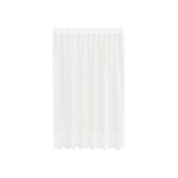 Spetsgardin - vidaXL - Vit - Polyester - 200x150 cm - Ljusfilterande - Integritetspaneler Vit