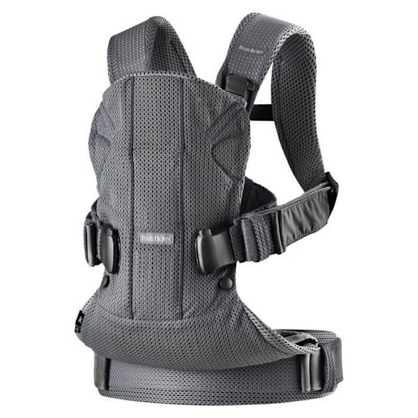 One Air bärsele - BABYBJÖRN - Antracit - Fysiologisk - 3D Mesh - 0-3 år Antracit