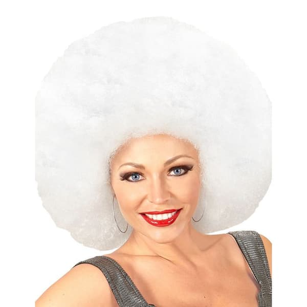 Afroperuk - WIDMANN - Super Vit - Vit - Mixad - Kinky Hår Vit