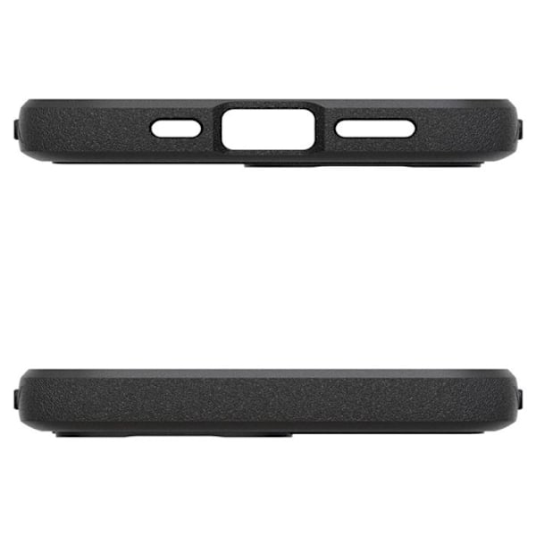 Coque för iPhone 16e - Spigen Rugged Armor MagSafe - Mat svart svart