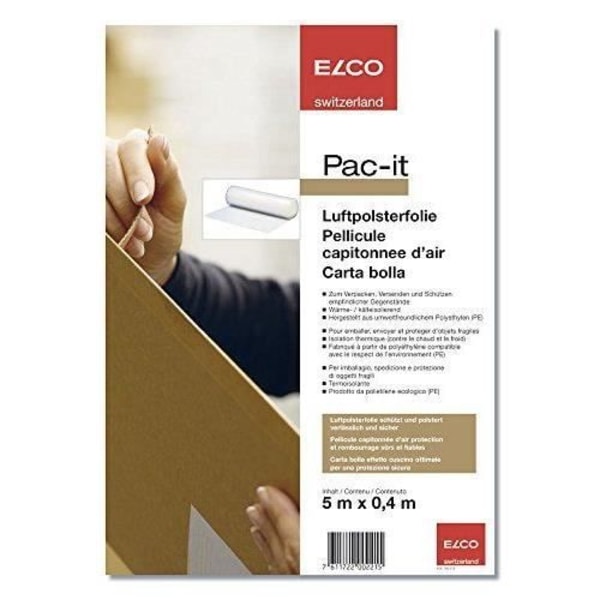 Elco Air Bubble Roll Plastfolie 500 x 40 mm Transparent
