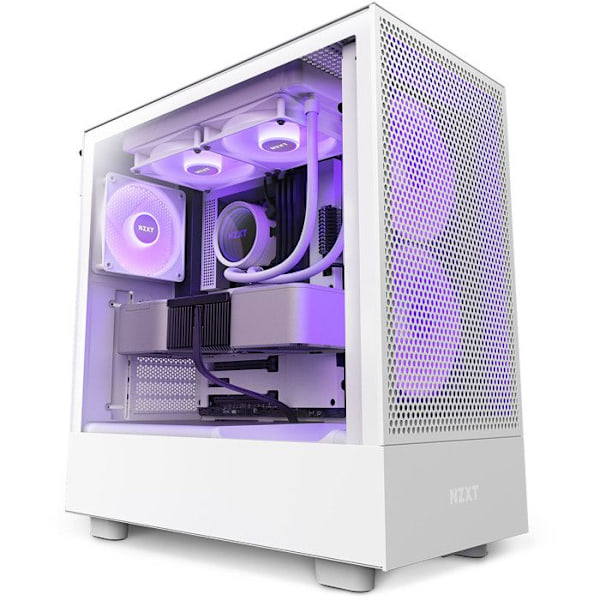 NZXT H5 Flow RGB Vit Vit
