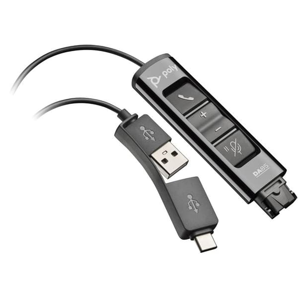 USB-kabel - HP POLY - USB-A till USB-C - 1500 mm - 480 Mbps - Svart