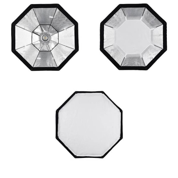 Godox Octa 140 Octagonal Softbox - Svart - Bowens Mount - 140 cm