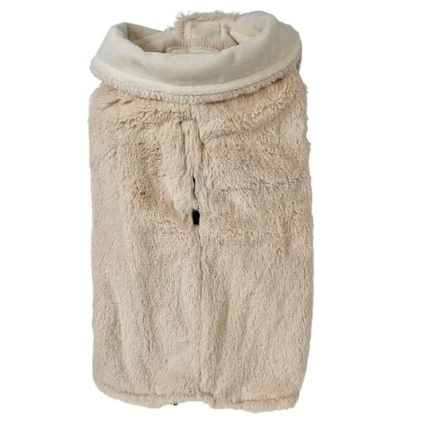 Hundmantel - Nobby Pet - Kupa - Beige - 29 cm - Velourfoder grädde