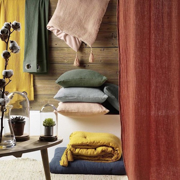 Sängkläder Set 3 Delar "Angelia" 240x220cm Gul Gul