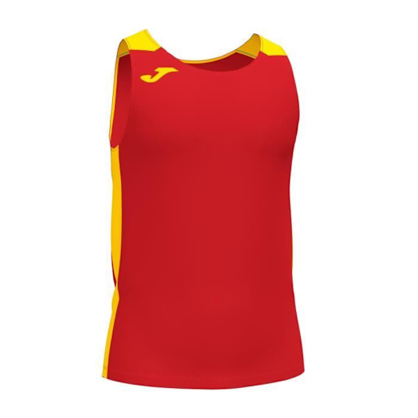 Joma Record II Linne - Röd/Gul - Herr - Multisport - 100% Polyester Interlock 100 GR röd gul M