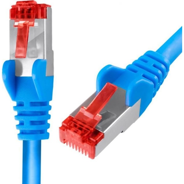 Switch - hub ethernet - injector Spacetronik - KRJ6SFP1100 - RJ45-kabel CAT 6 S/FTP AWG27 LSZH blå 10m