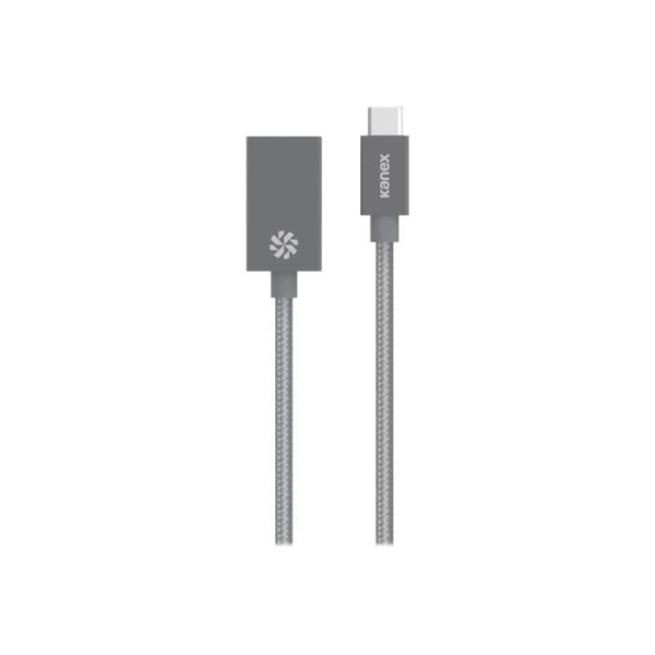 Kanex USB-adapter USB-C (M) till USB Typ B (F) 20,3 cm vändbar C-kontakt grå