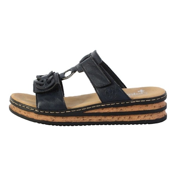 Sandaler - RIEKER - Gurgaon - Dam - Svart - Rem - Klackade Svart 41