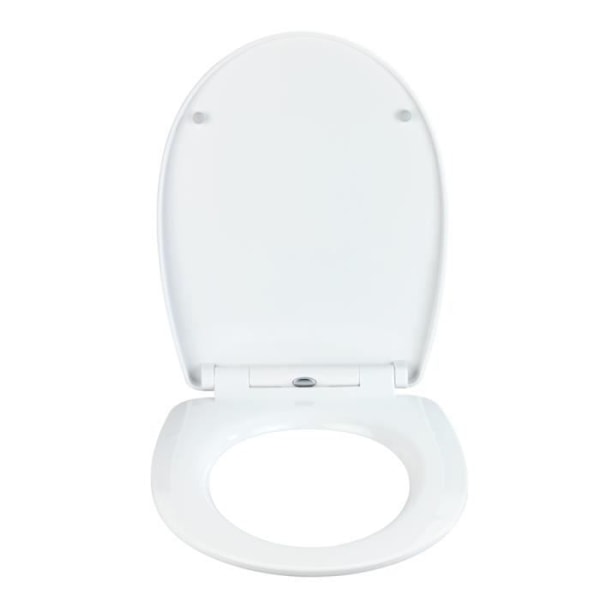 WC-sitsdel - WENKO - Strand - Termoplast - Easy Close - Hygienisk montering Multifärgad, Matt silver