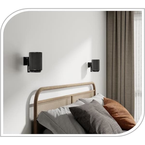 Support för PureMounts Sonos Era 100-högtalare med kabelhantering