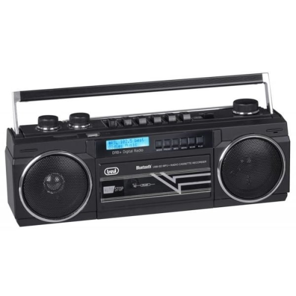 Boombox - Trevi - RR 511 DAB - Kassett - Bluetooth - USB - FM svart