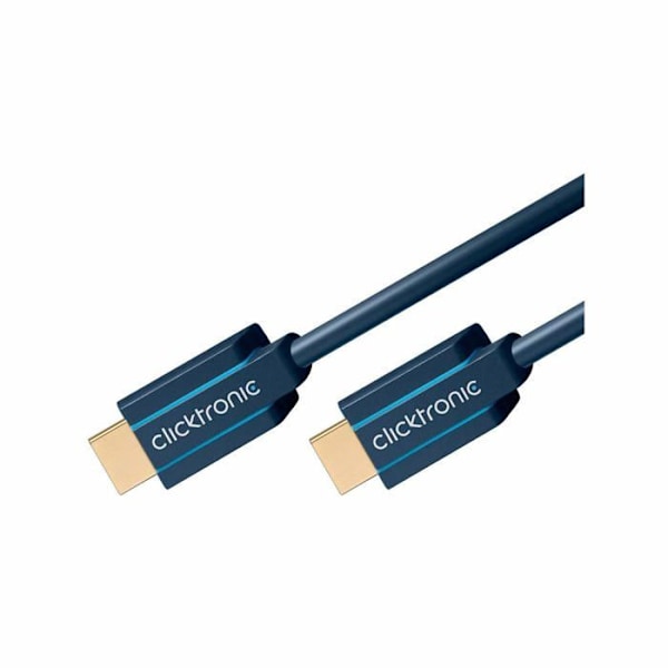 Lågspänningskontakt Clicktronic - 70301-GB - 70301 Casual High Speed HDMI-kabel med Ethernet, 1m längd