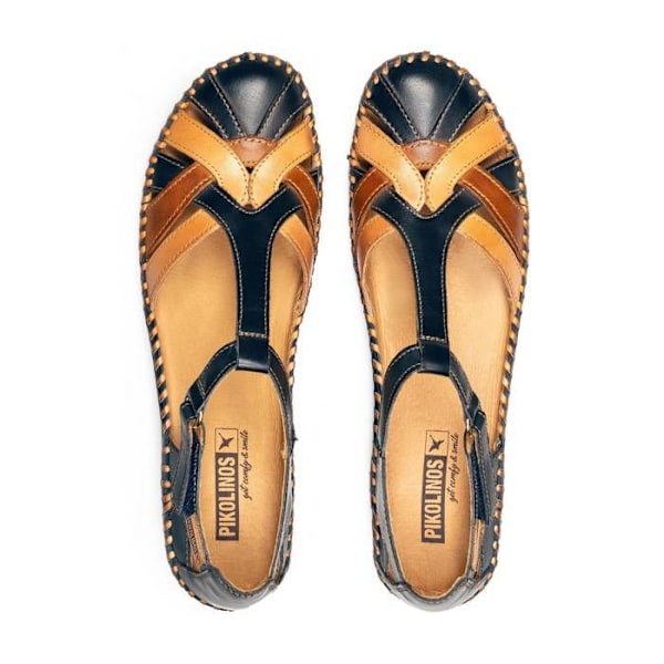 Sandaler - Pikolinos - P. Vallarta 655-0732C5 - Läder - Platt - Låg marinblå 39