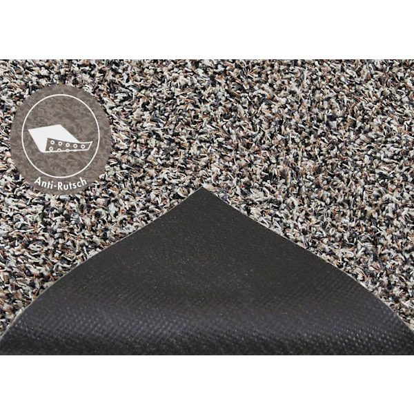 Entrématta - Andiamo tröskelmatta - 294450 - Samson Cotton dörrmatta tvättbar i 30C, 67x 180cm, granit, 67x180cm