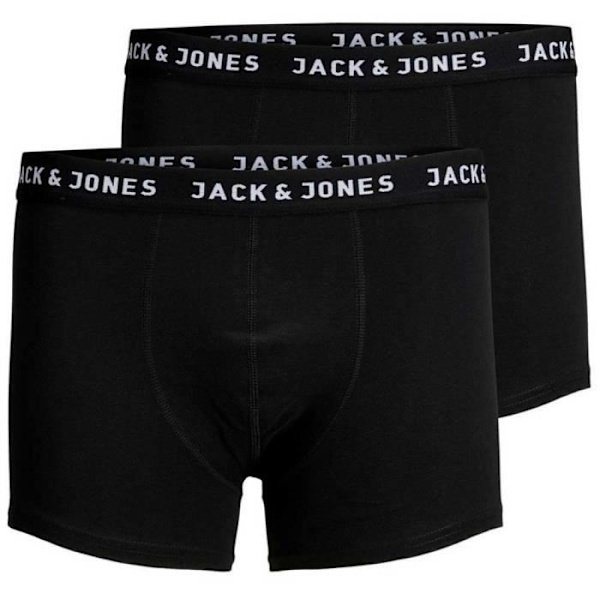 Boxers Herr - JACK & JONES - Jacjon - 2-pack - Svart - Optimal komfort Svart M