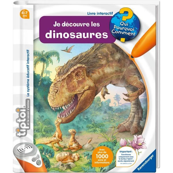 Tiptoi® komplett låda Ravensburger Jag upptäcker dinosaurier