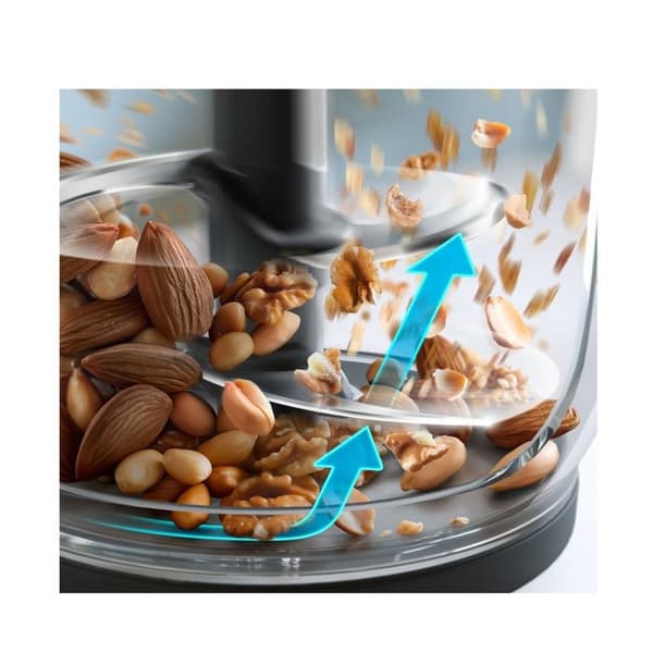 Philips Mini hackare skål glas 2l 500w silver - HR1503/00 silver-