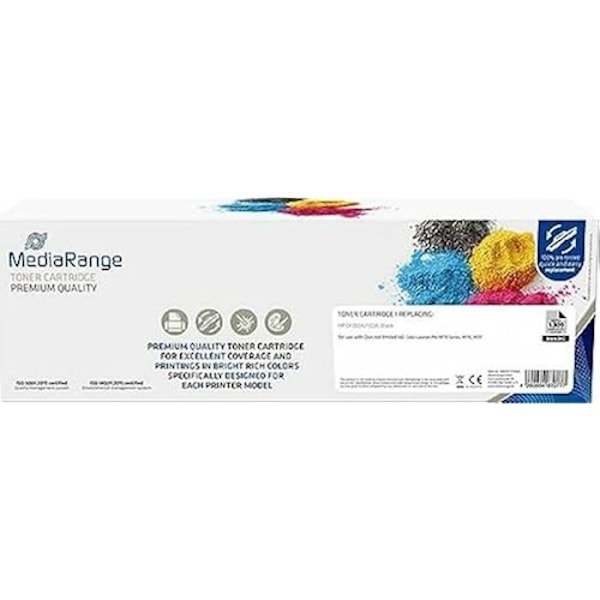 Toner - MEDIARANGE - CF350A/130A - Svart - Kompatibel med chip - 1300 sidor