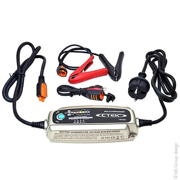 Batteriladdare - CTEK - MXS 5.0 - 12V - 5A - Intelligent