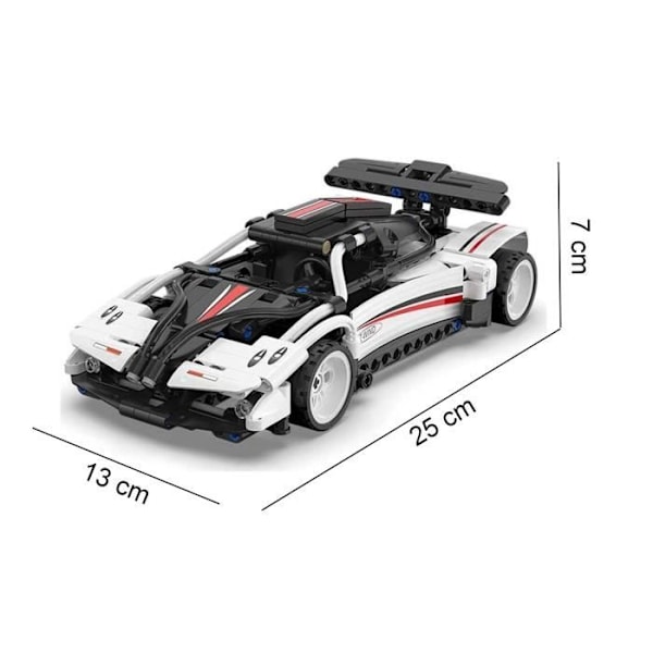 Cada C52022W Z-Wind sportbil Dragback 321 bitar