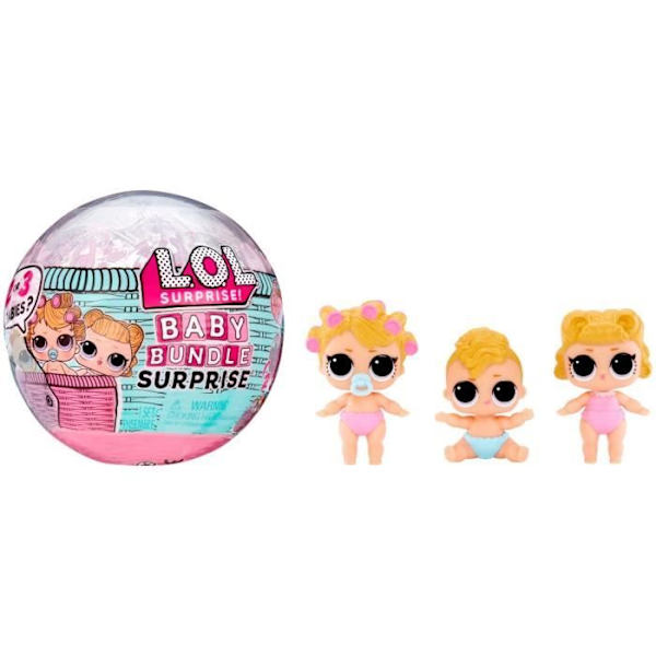 LOL. Surprise Baby Bundle - Minidocka - Slumpmässigt: från 1 till 3 bebisar, några med husdjur - från 4 år Flerfärgad