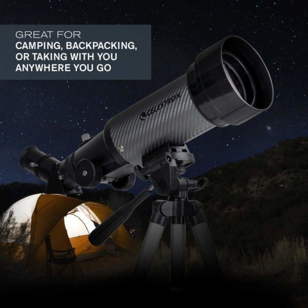 Celestron - 22035 - Travel Scope 70 DX Portable Telescope med Smartphone Adapter och Bluetooth Trigger