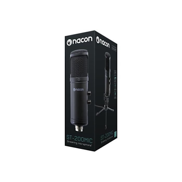 Bordsmikrofon - NACON - PCST-200MIC - Enkelriktad - 16 bitar - 48 kHz Svart