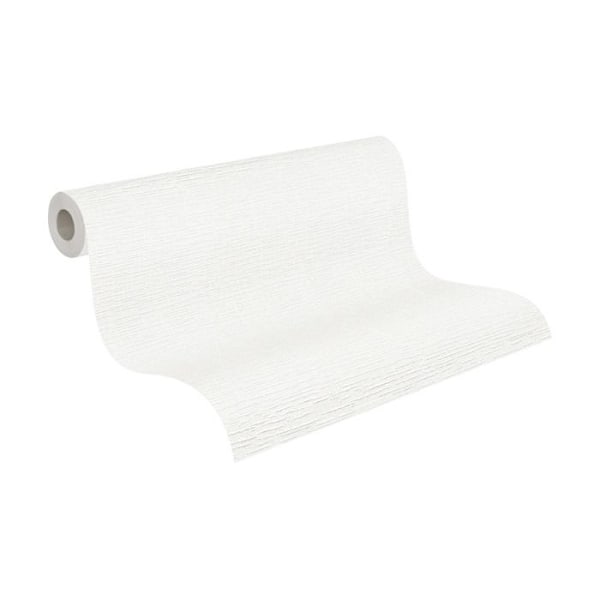 Unitapete Vit vitt nonvävd vinyl expanderad vit enfärgad 25,00 x 1,06 m Vit