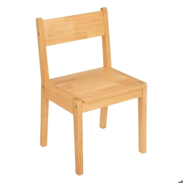 Barnstol "Robin" gummiträ brun