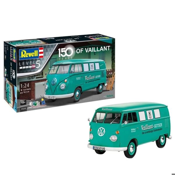 Presentförpackning: 150 år av Vaillant - VW T1 - Modellbil Vit