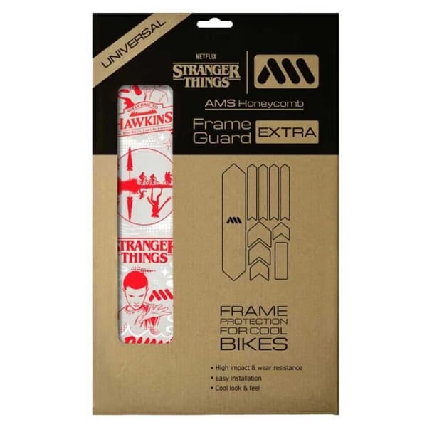 All Mountain Style Extra Things UpsideDown Frame Protection Kit - Vit/Röd - Herr - One Size