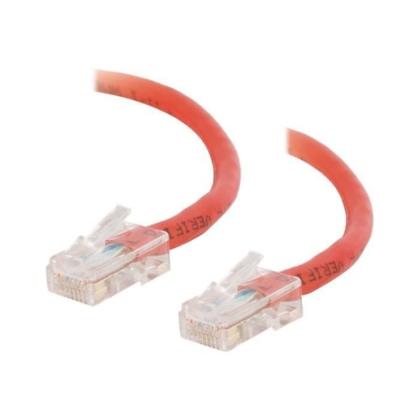 CAT 5e patchkabel - C2G - 1m - Röd - Blockerad - Uniboot