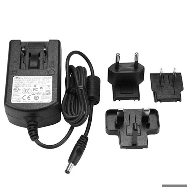 STARTECH Reserv nätadapter - DC / AC strömförsörjningsenhet - Laddare med typ M-kontakt - 5V 4A - 5 V DC / 4 A Svart