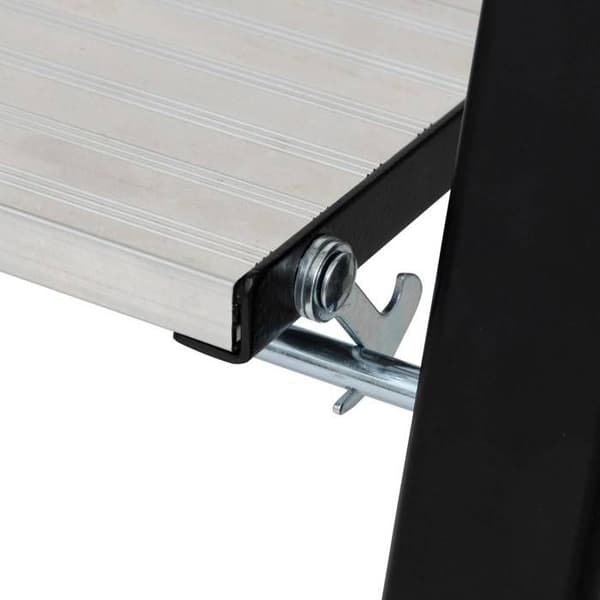 Grå aluminiumstege 2 steg H83cm - 5 five simply smart Grå