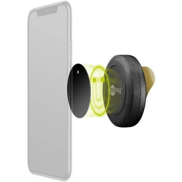 Goobay Universal Magnethalterung bil mobiltelefonhållare, selbstklebend 62089 fixat självhäftande kudde